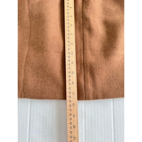 NWT J. Crew Mercantile Sz 8 Skirt Women Tan Brown Wool Blend A-line Ruffle SOFT - Picture 7 of 7